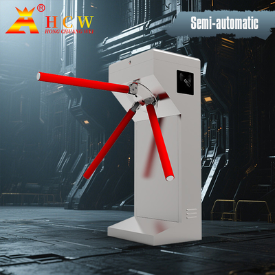 HCW SS 316 304 Waist Height Tripod Turnstile Gate Automatic Security Access Control