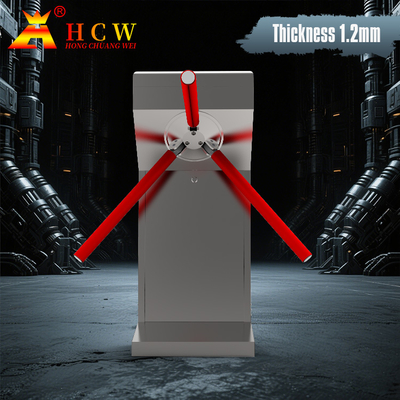 HCW SS 316 304 Waist Height Tripod Turnstile Gate Automatic Security Access Control
