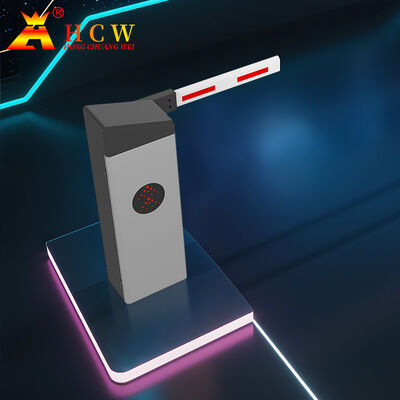 HCW Automatic Parking Barrier Gate with 2m Straight Rod and 200W DC Servo Motor for Vehicle Access Control