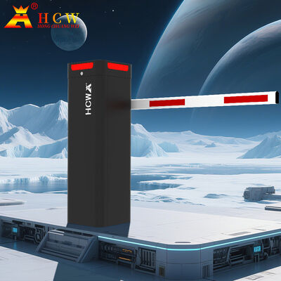 HCW ISO 9001/CE Certified Parking Barrier Gate with 340*340*1095mm Enclosure and Cold Rolled Steel Construction