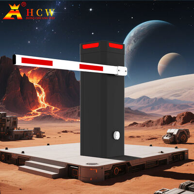HCW ISO 9001/CE Certified Parking Barrier Gate with 340*340*1095mm Enclosure and Cold Rolled Steel Construction