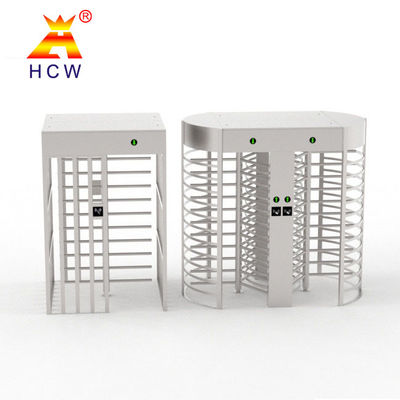 التعرف على القياسات الحيوية RFID بوابة الباب الدوار ذات الارتفاع الكامل وعرة الباب الدوار