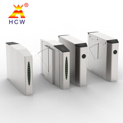 QR Code Flap Barrier Turnstile التعرف على البيومترية والأبواب الدوارة للتحكم في الوصول