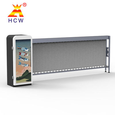 50HZ Security Barrier Gate Remote Control Car Parking Barrier OEM For Advertisement