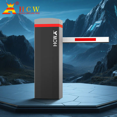 بوابة حاجز التحكم في الوصول إلى موقف السيارات بدون فرش HCW مع ذراع تلسكوبية والتحكم عن بعد