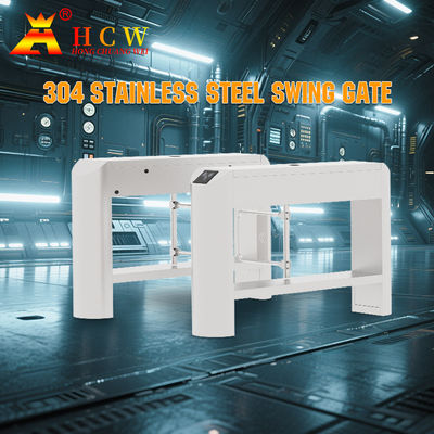 HCW IP44 الحاجز المتحرك المتحرك 40W الفولاذ المقاوم للصدأ 304 بوابة المتحرك للمشاة