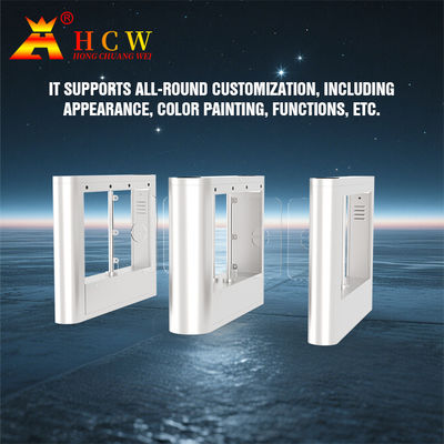 بوابة حاجز التأرجح للتعرف على الوجه HCW IP54 للتحكم في حركة المشاة