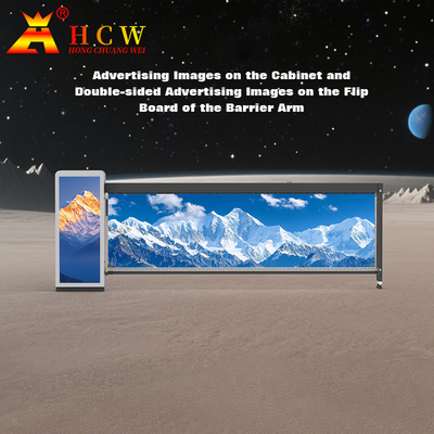 Led Light Box Fence Arm Barrier Gate Advertising Electric Parking Barriers 140W/200W
