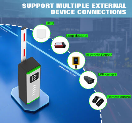 DC Servo Motor 200W Parking Barrier Gate with 1.3~6s Adjustable Lift and Drop Time and Working Noise Under 50db